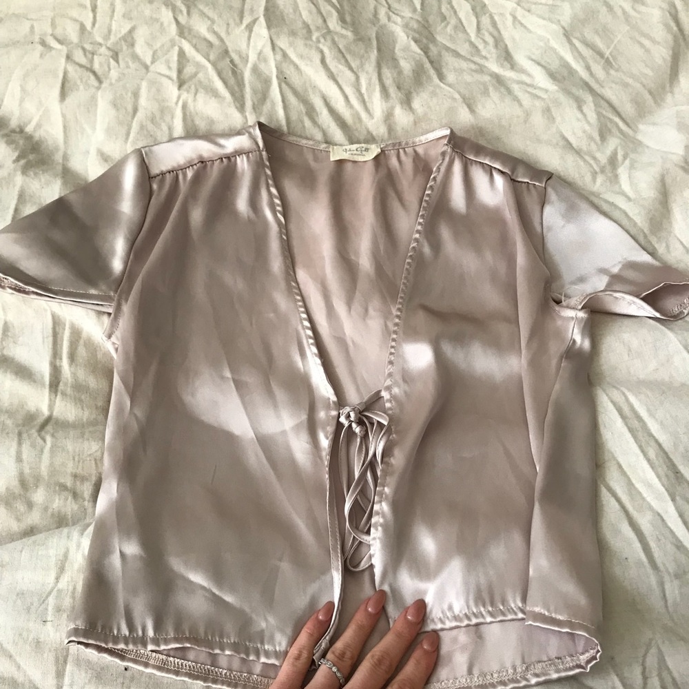 Brandy Melville silk cover-up